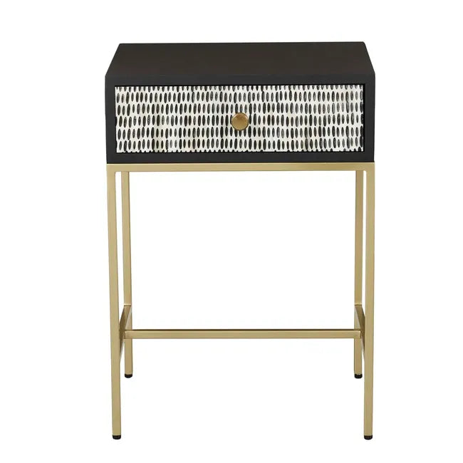 Etta Bone Inlay Bedside Table