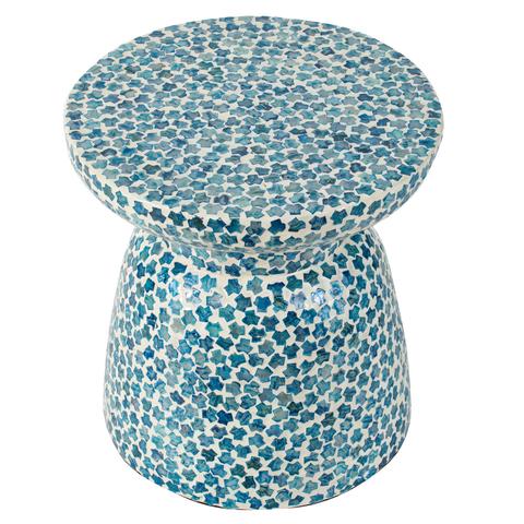 Santorini Shell Stool Side Table