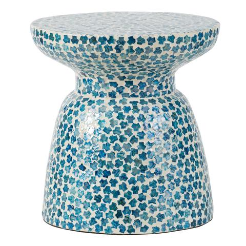 Santorini Shell Stool Side Table