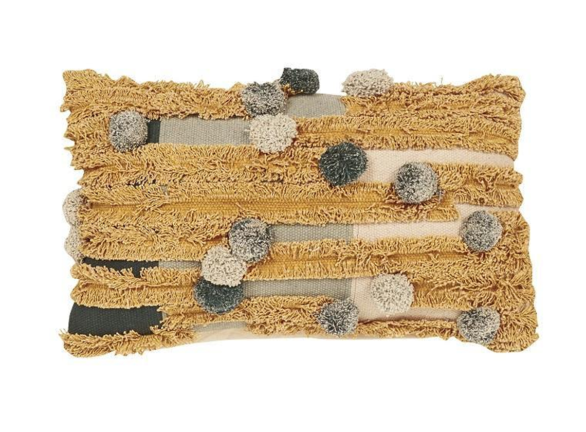 Saskia Pompom Cushion