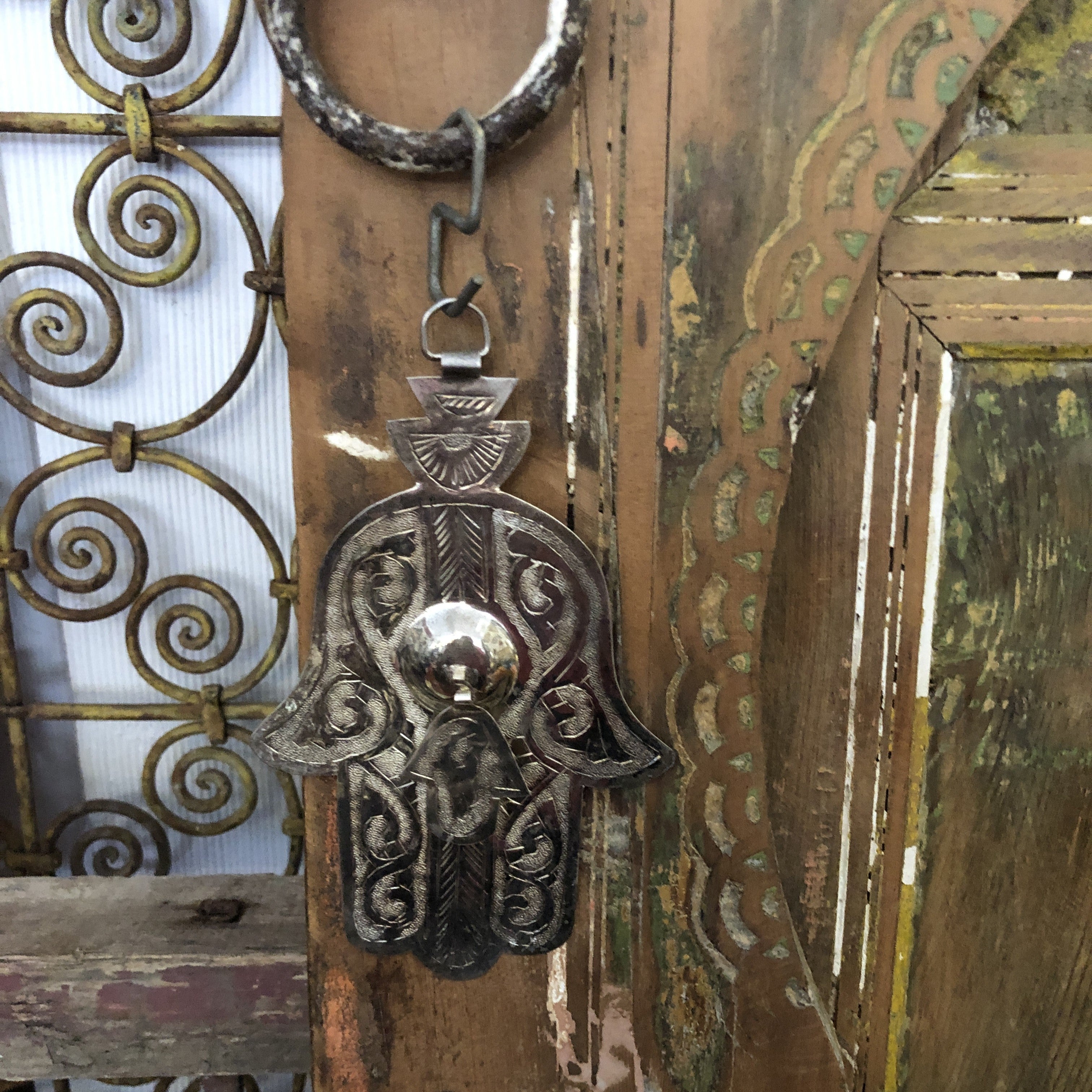 Moroccan Hand of Fatima Hanging Decor