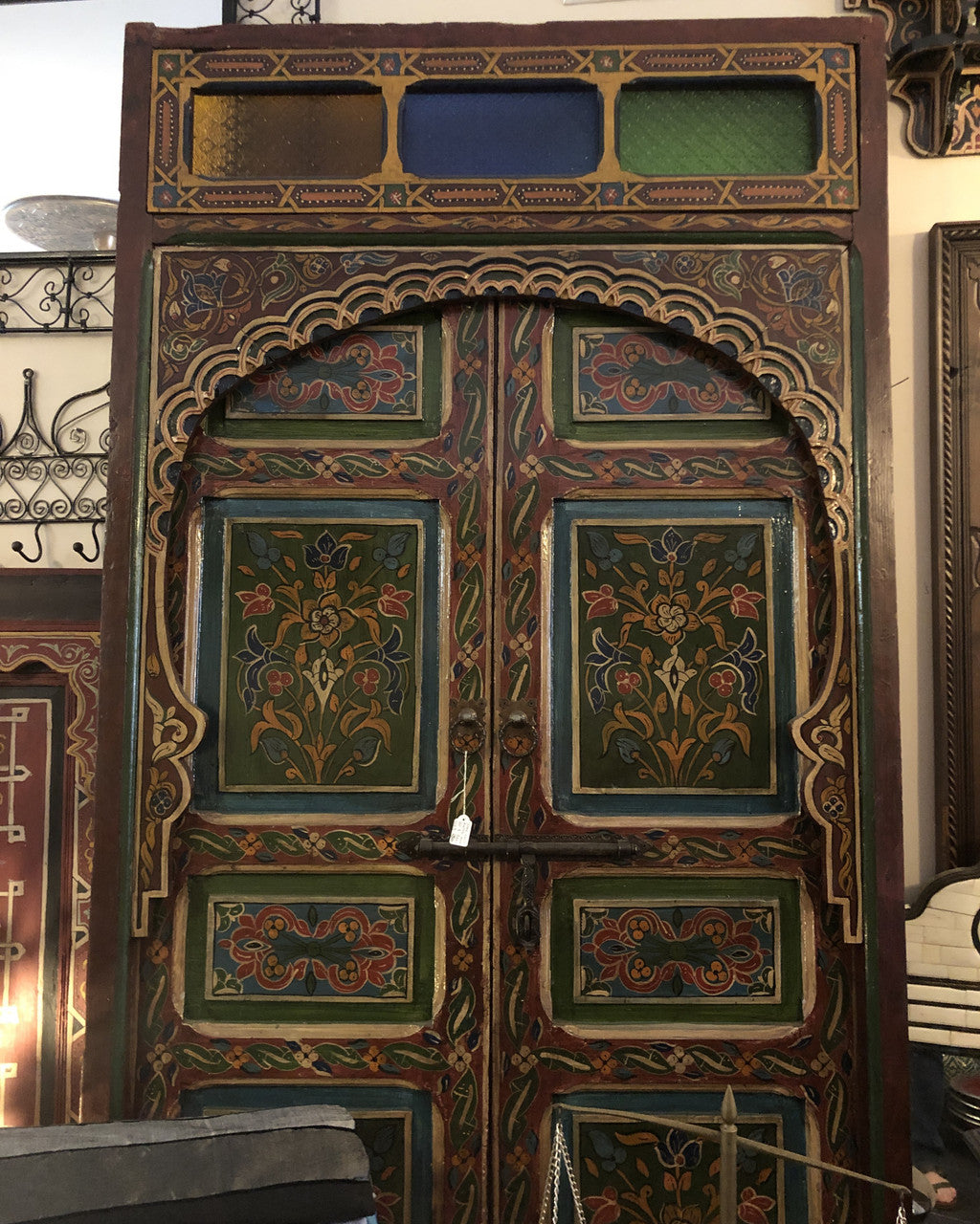 Cedar Hand Painted Doors (Double)