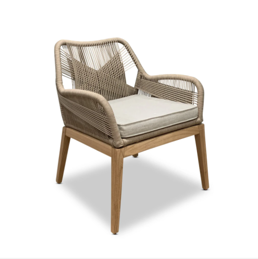 String Weave & Oak Dining Chair