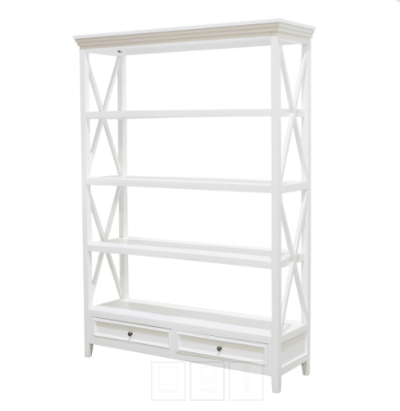 Hampton Bookshelf in White