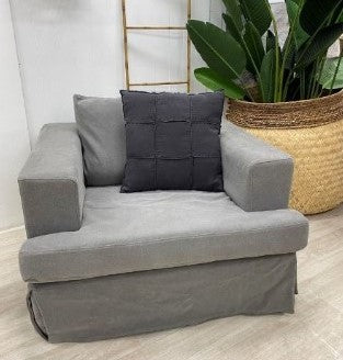 Newport Armchair in Grey