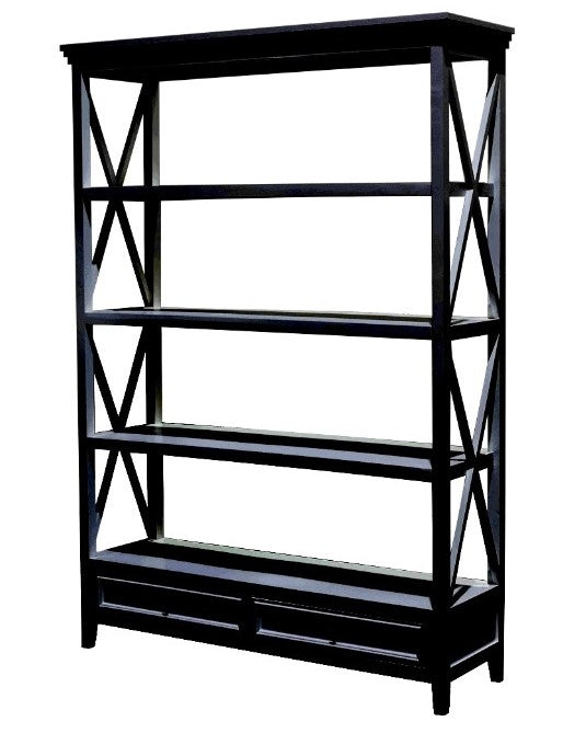 Hampton Bookshelf in Black