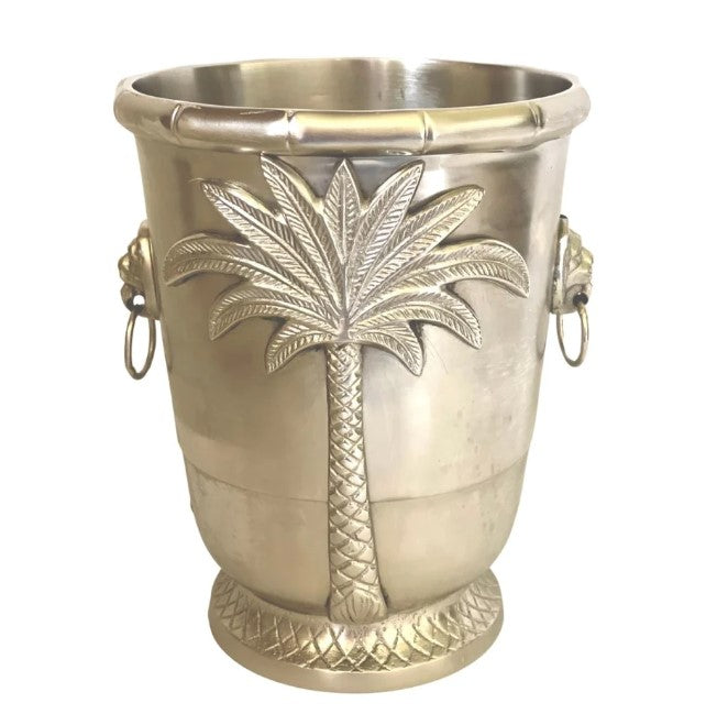 White Brass Palma Wine Bucket