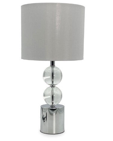 Windsor Silver Table Lamp with Shade