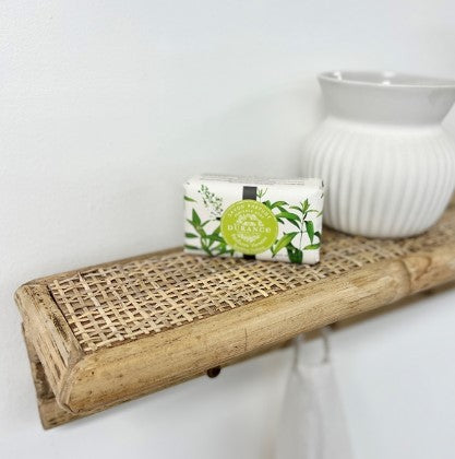 Natural Split Rattan Wall Shelf