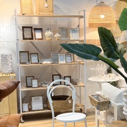 Attic Shelf Unit in White