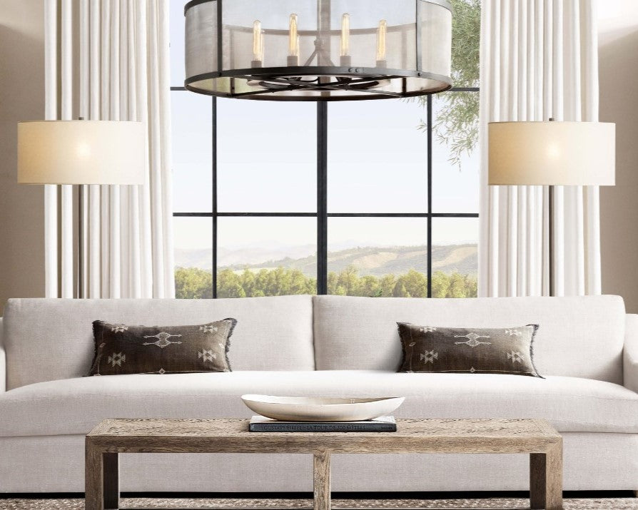 Genuine Moroccan Cactus Silk Lumbar Pillow in Earth