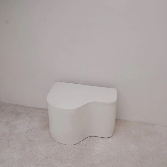 Beach Concrete Wave Side Table