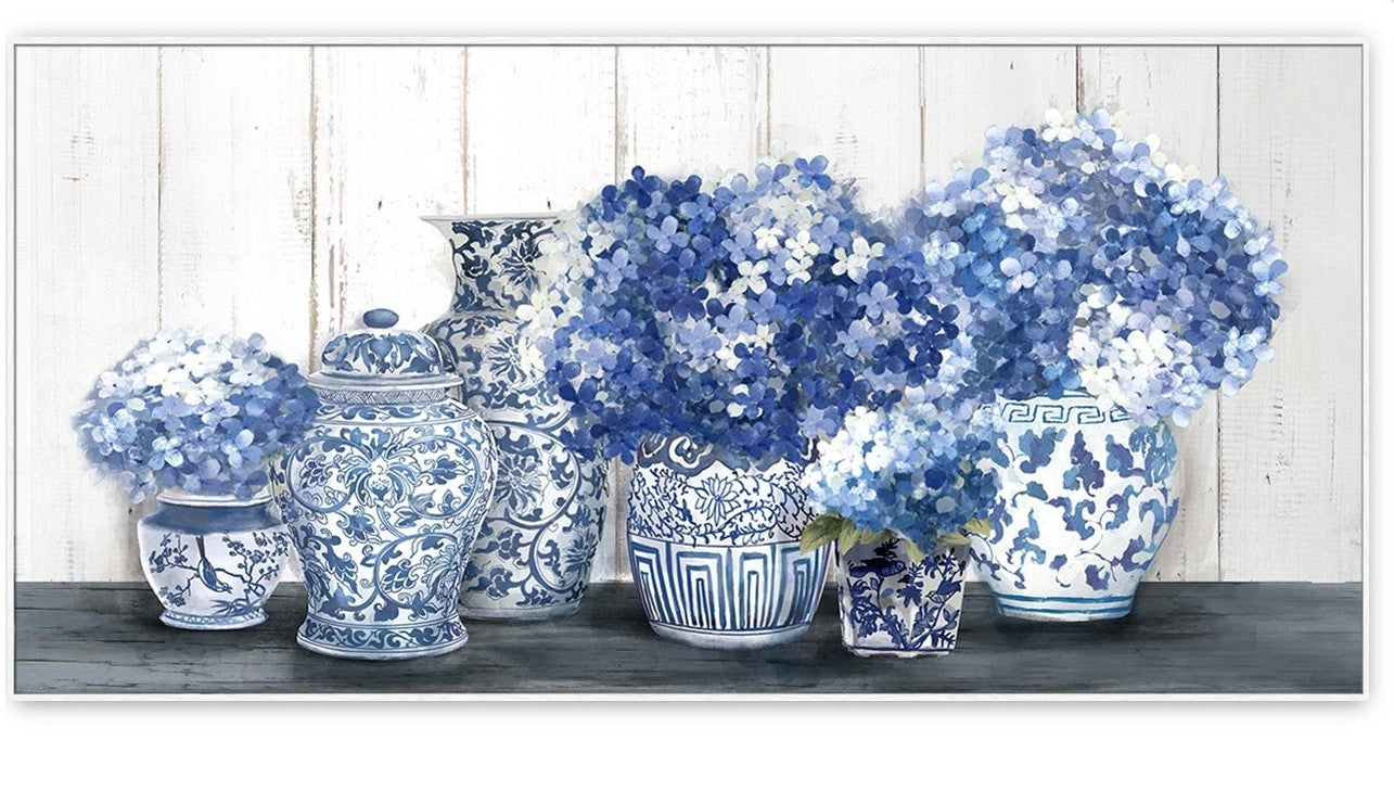Hydrangeas & Ginger Jars Wall Art