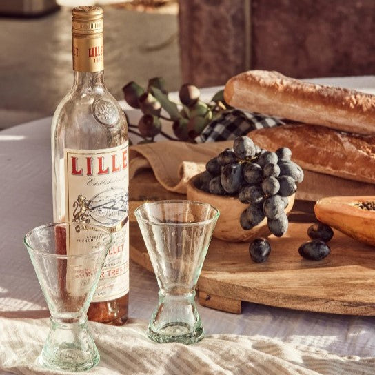 Moroccan Recycled Glass - Set of 4 - Wine Glass