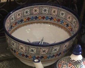 Tangier Multi-Coloured Deep Bowl