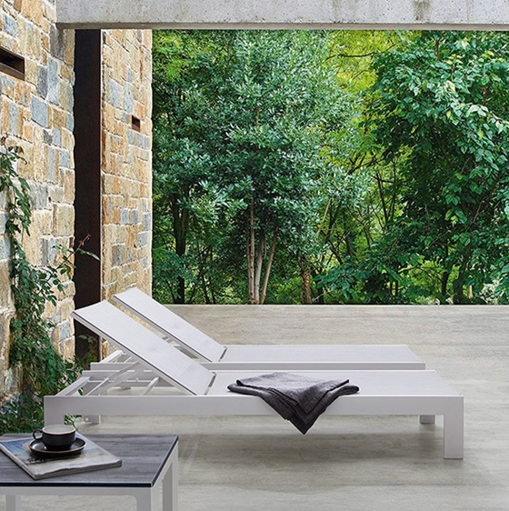 Coolum Outdoor Sun Lounger