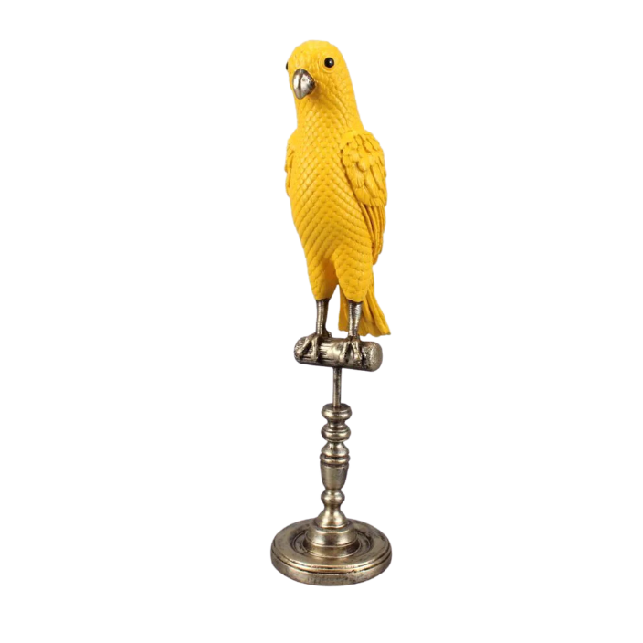 Ornamental Emperor Parrot in Sunny Yellow