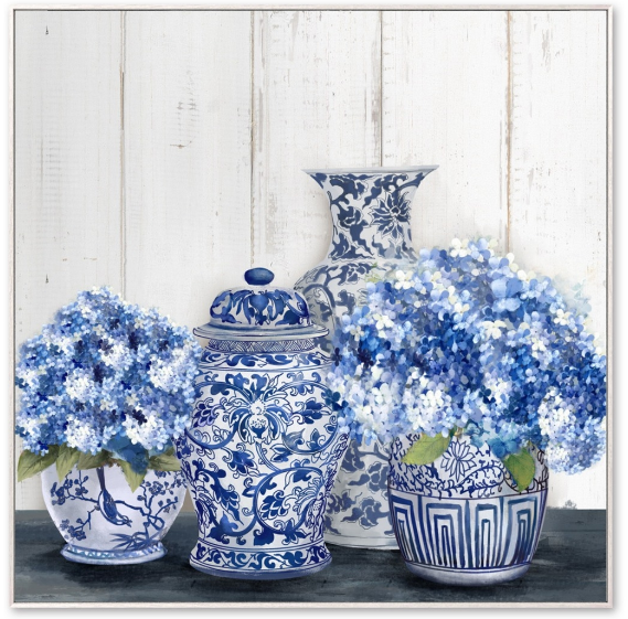 Hydrangea Wall Art - Set of Two