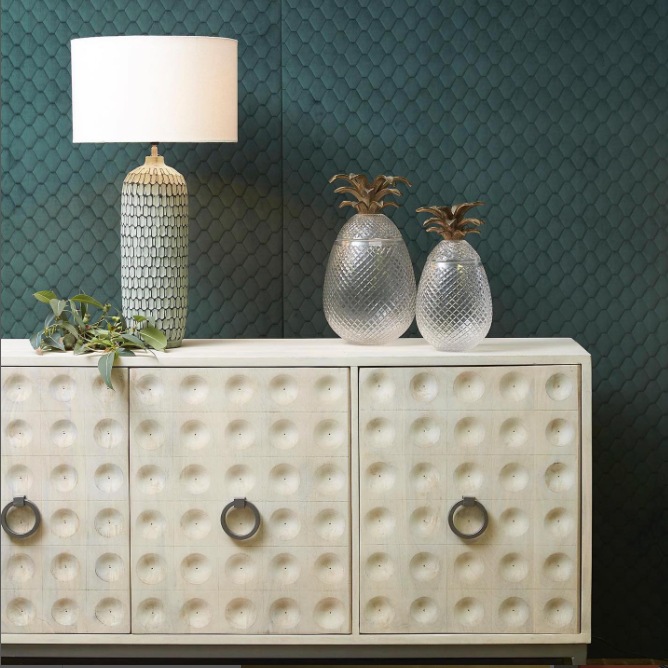 Cut Glass Pineapple Lidded Jar