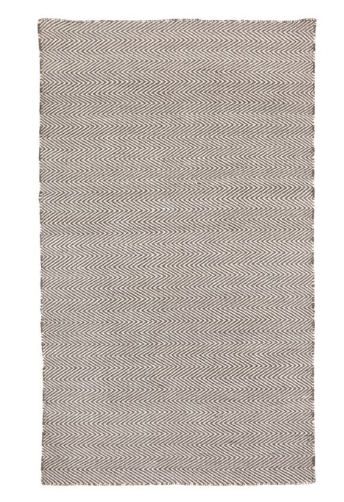 Herringbone Rug in Black