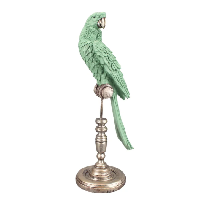 Parrot on Stand in Mint