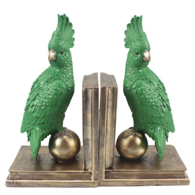 Cacatoes Royale Bookends in Green