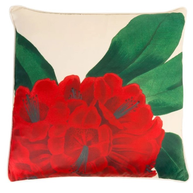 Rhododendron Sateen Cushion