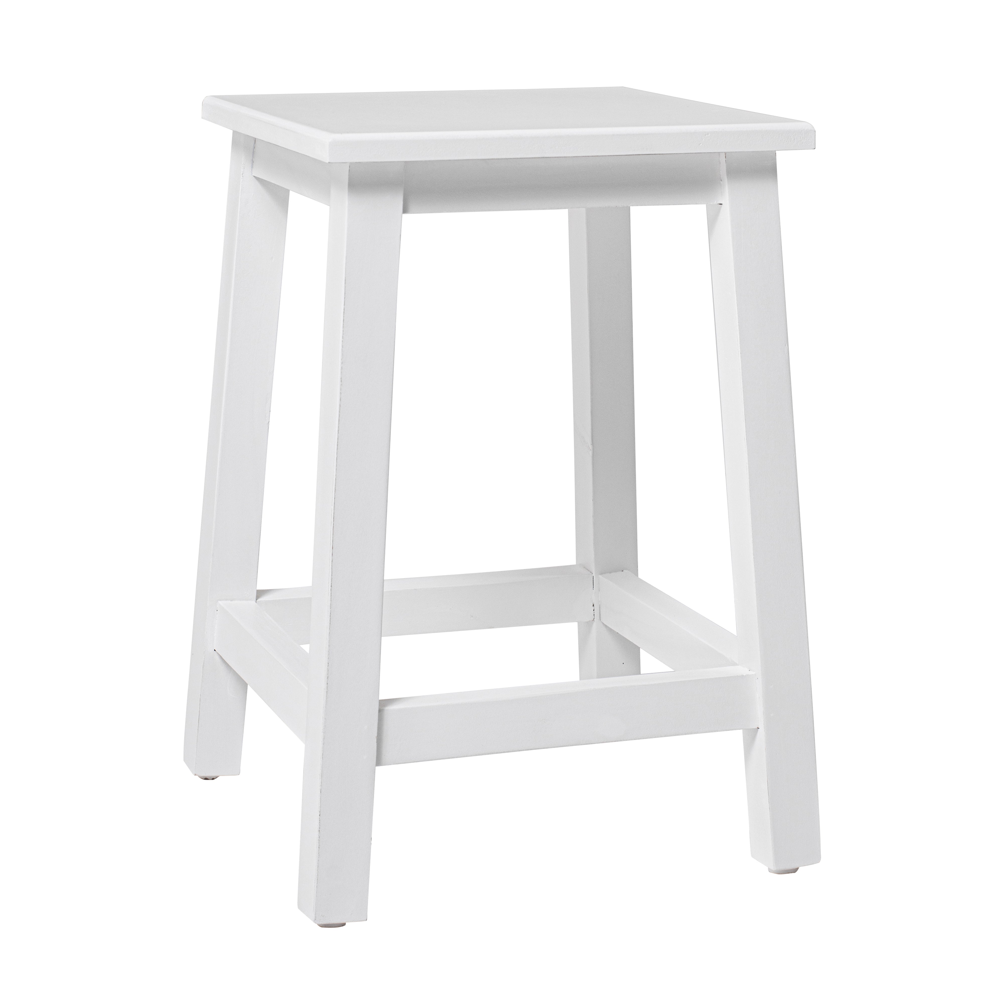 Maine Stool in White