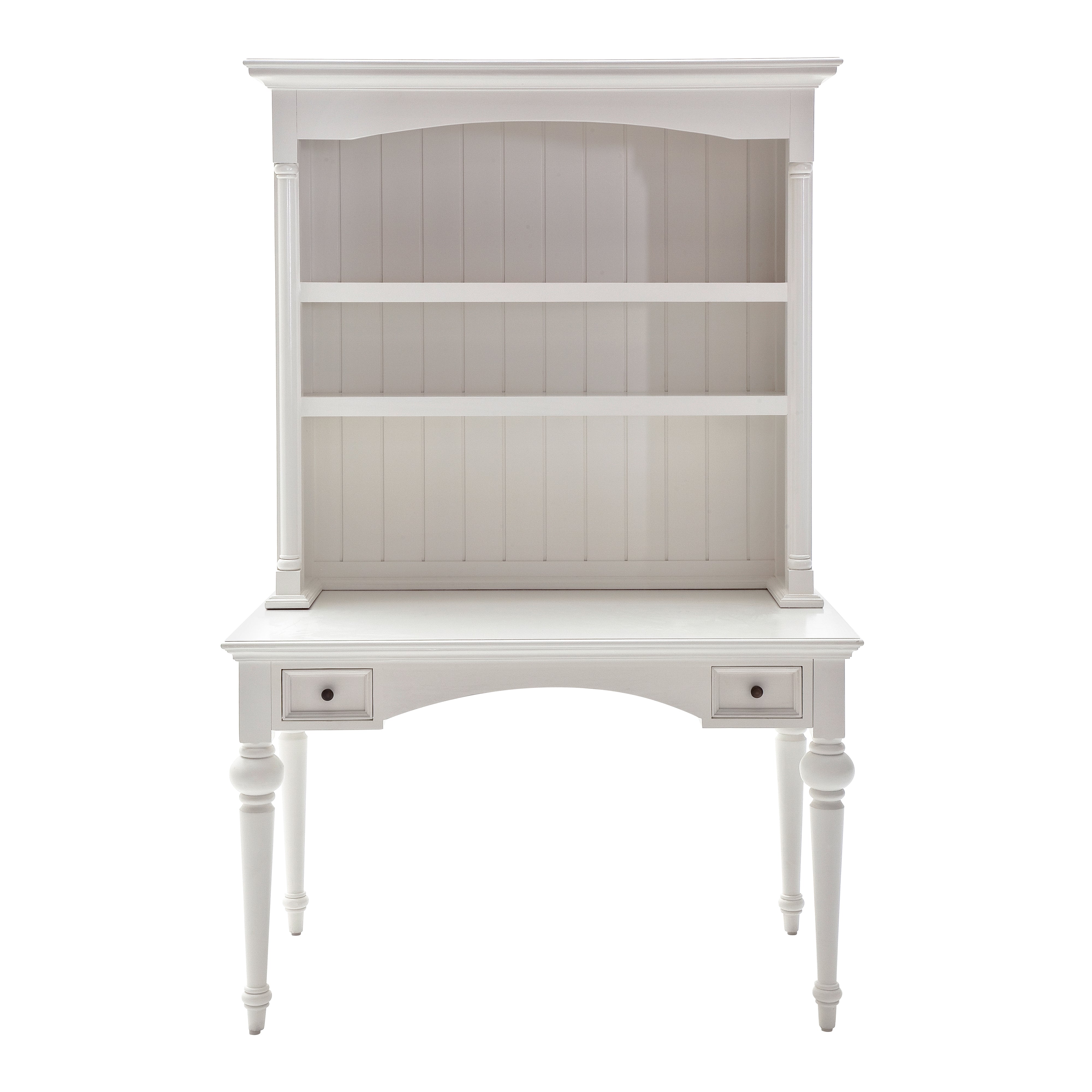 Tiana Beach Secretary Desk with Hutch