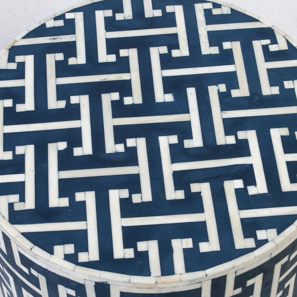 Santorini Bone Inlay Side Table