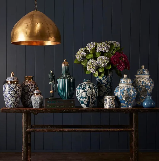 Tangier Ceramic Bottle Neck Vase