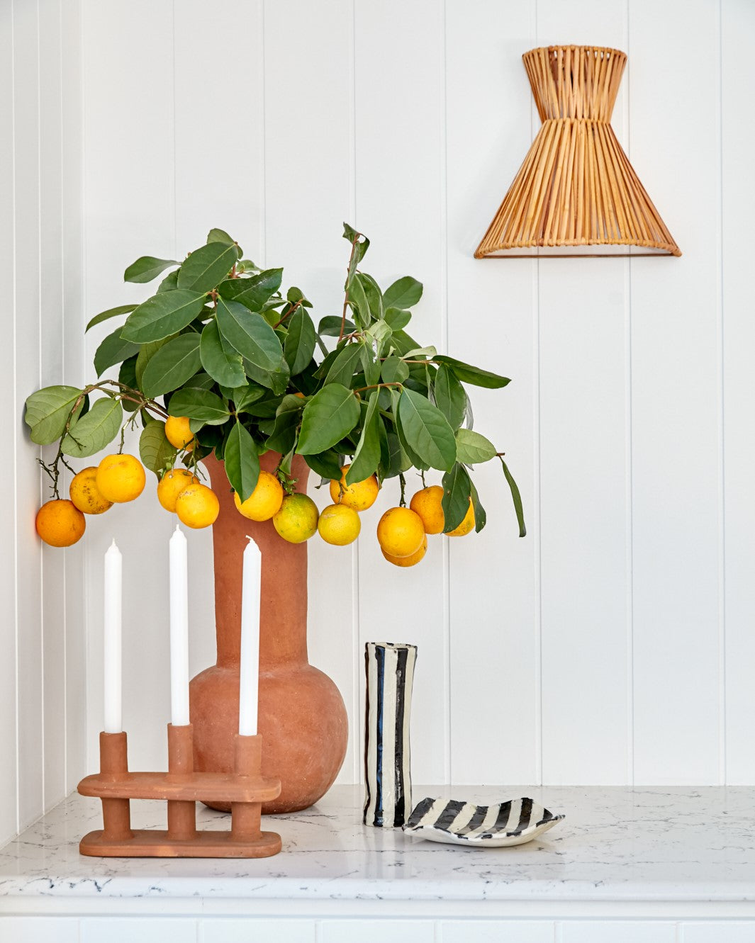 Ta-Hi-TiWall Sconce in Rattan