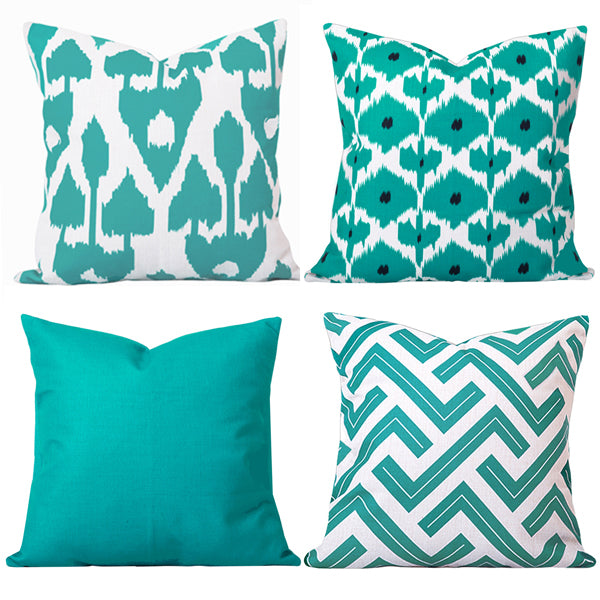Zedd Two Cushion in Turquoise