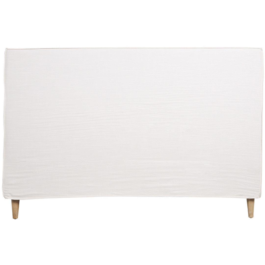 Vault Bedhead Queen in Ivory
