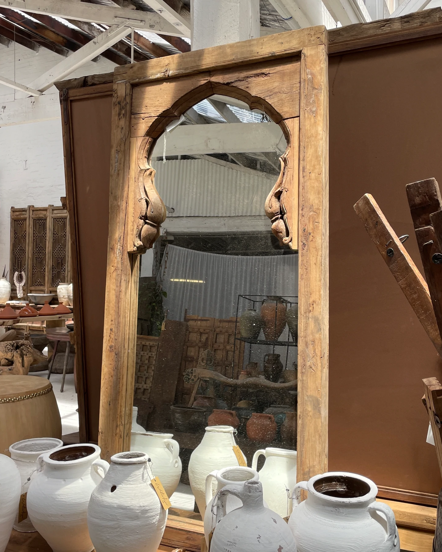 Vintage Arch Shaped Mirror