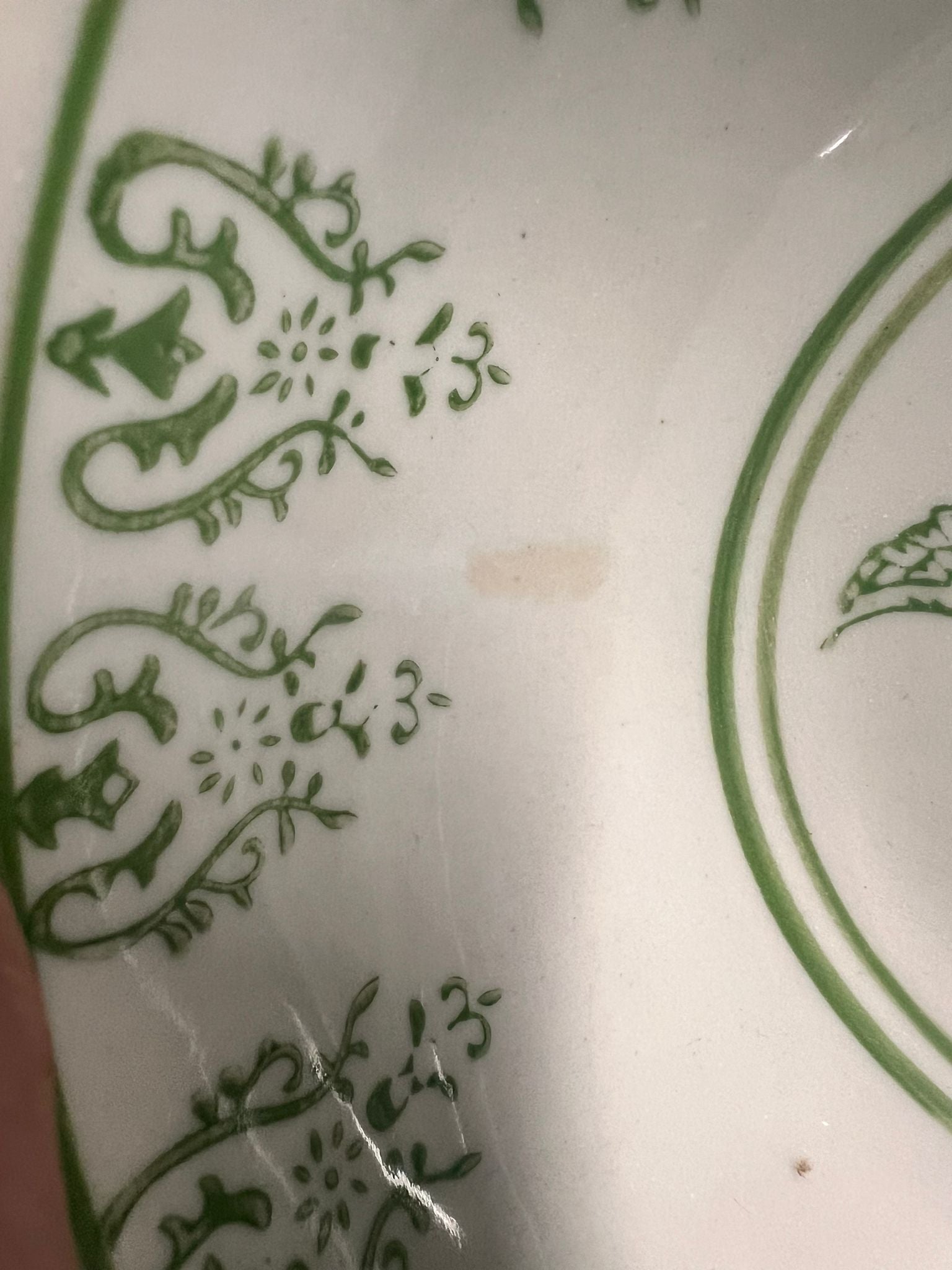 Chinoiserie Bowl in Sage - Warehouse Sale