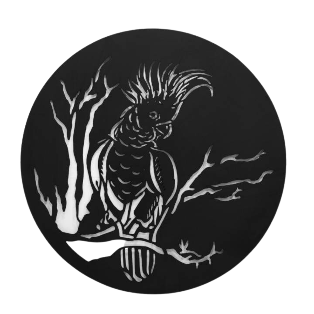 Cockatoo Metal Wall Art