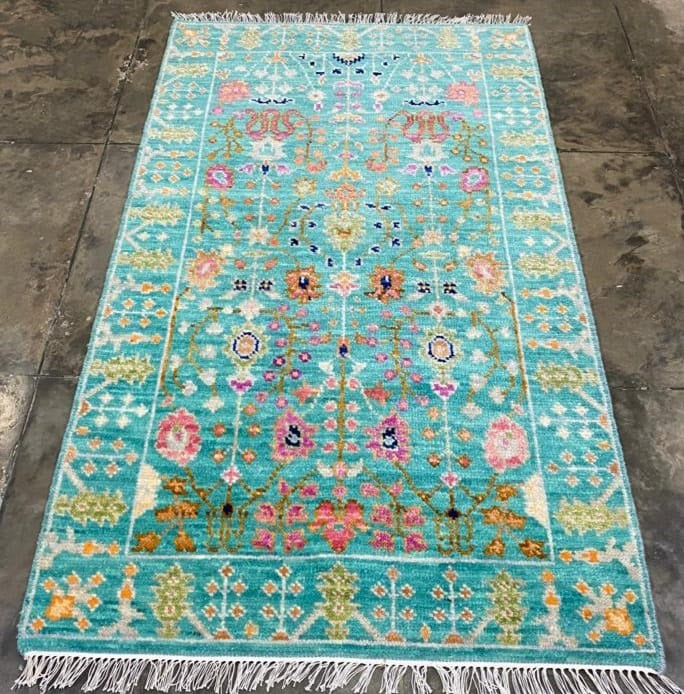 Kinda 100% NZ Wool Oushak Rug