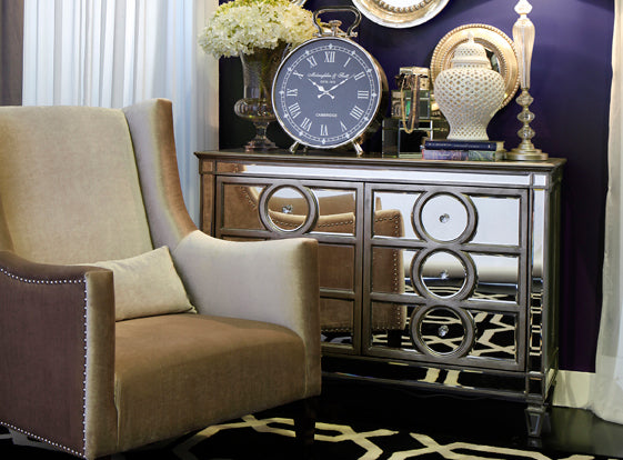 Jasper Buffet In Antique Silver