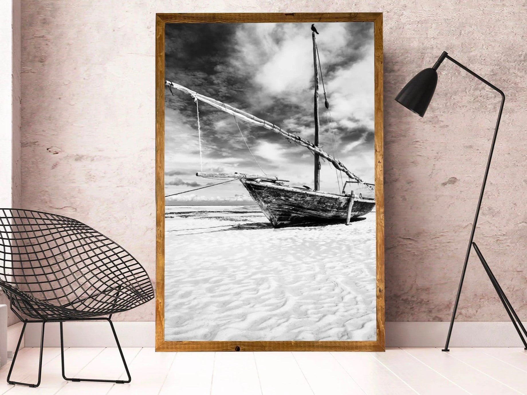 Low Tide David Ballam Photography with Frame