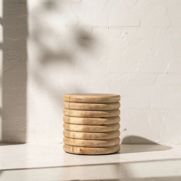 Anoki Timber Stool in Natural