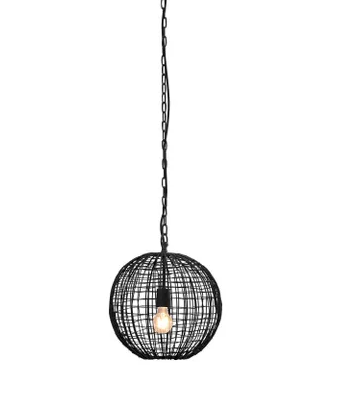 Wire Weave Ball Light Pendant