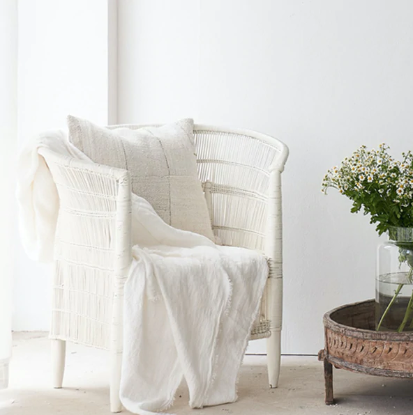 Genuine Malawi Chair in White | Buy Quality White Genuine Malawi Chairs
