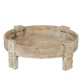 Idha Grinder Style Side Table