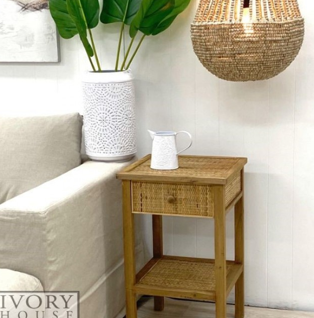 Weave One Drawer Bedside