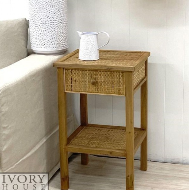 Weave One Drawer Bedside