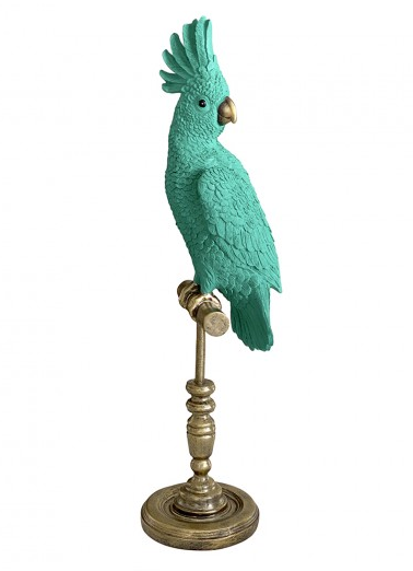 Cacatoes Royale on Stand in Teal