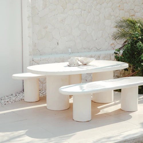 Grecian Concrete Bench
