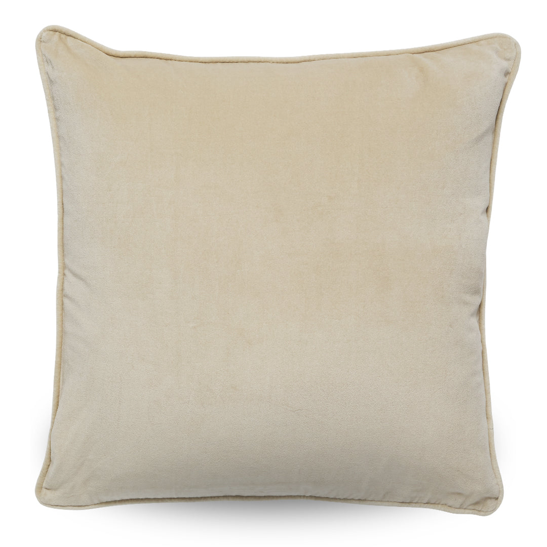 Taupe Velvet Cushion - Set of Two
