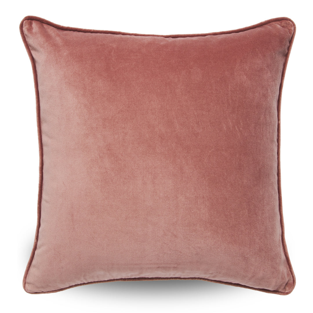 Rose Velvet Cushion - Set of Two